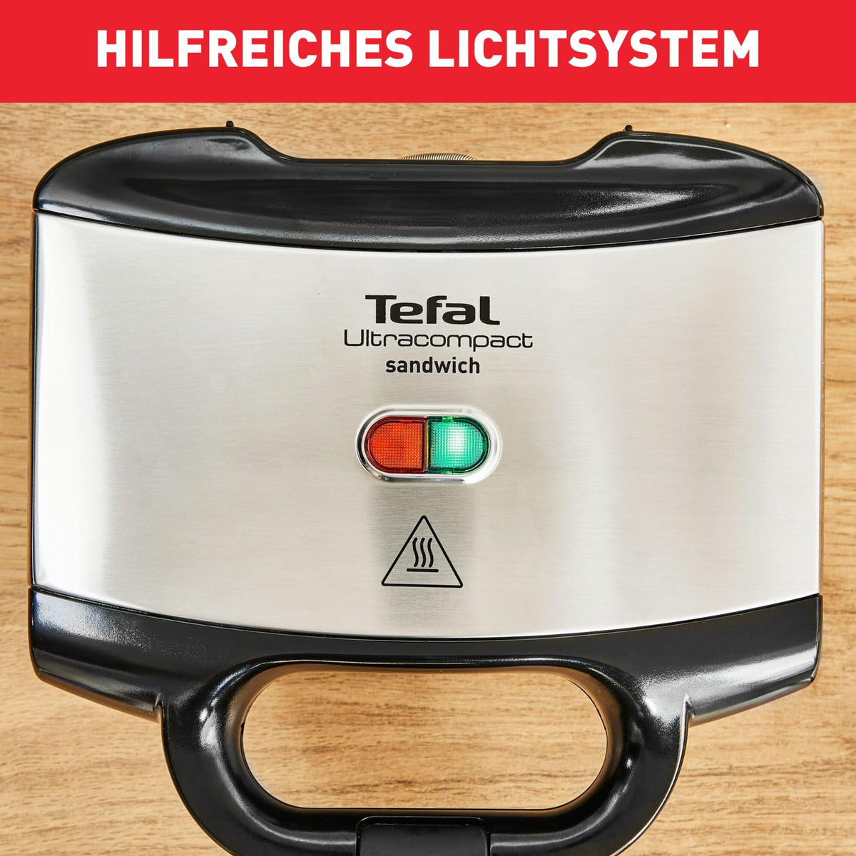 Tefal Sandwichmaker SM1552 – 700 W, antihaftbeschichtet