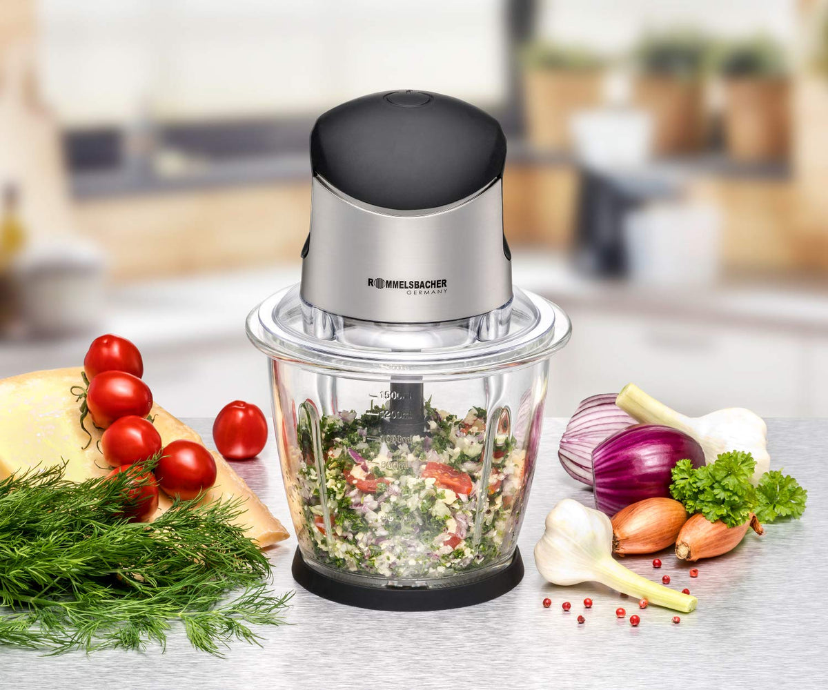 Rommelsbacher Multizerkleinerer mit Glasbehälter – 1 bis 2,7 L