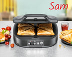Rommelsbacher ST 1800 Sandwichmaker für 4 XL-Sandwiches