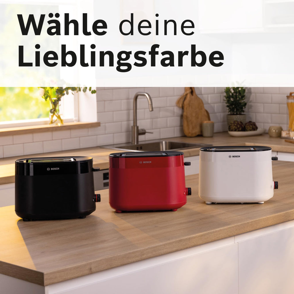 Bosch Kompakttoaster MyMoment TAT2M123 – mit Brötchenaufsatz