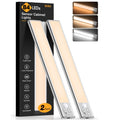 LED-Unterbauleuchte mit Bewegungsmelder 26 cm, 2er-Set – Akku, USB-C, magnetisch