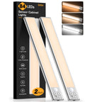 LED-Unterbauleuchte mit Bewegungsmelder 26 cm, 2er-Set – Akku, USB-C, magnetisch
