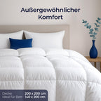 Dreamzie Daunendecke 450 g/m² – Ganzjahres- oder Winterdecke