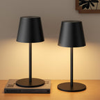 Kabellose Akku-Tischlampe 2er-Set – dimmbar, 3 Lichtfarben, Touch