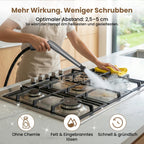 Hand-Dampfreiniger 550 ml – in 15 Sekunden bereit, 16 Aufsätze