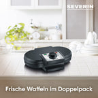 Severin Waffeleisen – Doppel-, Belgisches & Einzel-Waffeleisen