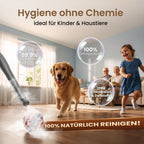Hand-Dampfreiniger 550 ml – in 15 Sekunden bereit, 16 Aufsätze