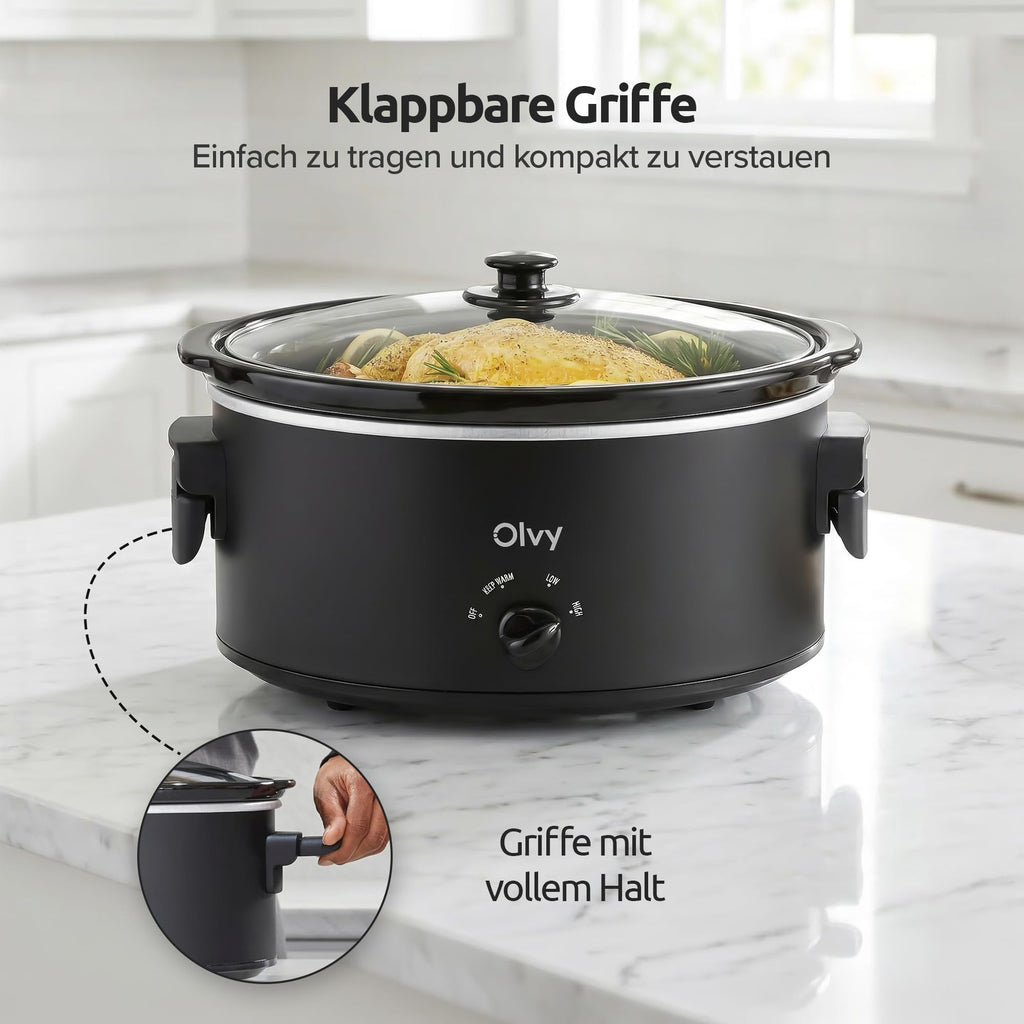 Slow Cooker 6 L für die ganze Familie