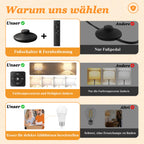 Stehlampe dimmbar mit Fernbedienung – 5 Lichtfarben
