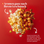 Retro-Popcornmaschine mit Heißluft – 1200 W, ohne Öl, in 2 Minuten