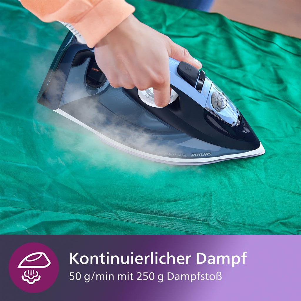 Philips Dampfbügeleisen 7000 Serie – 2800 W, 250 g Dampfstoß