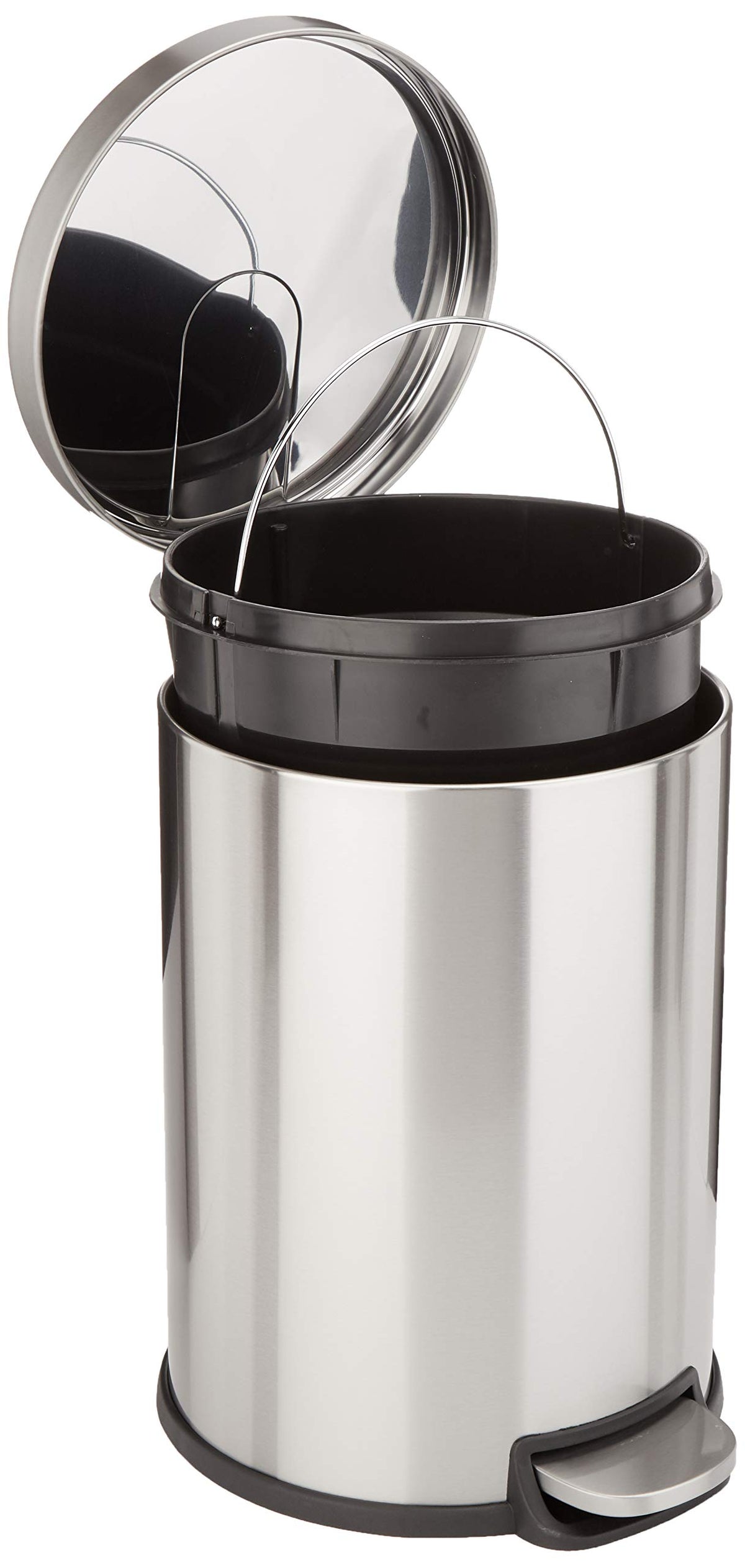 Edelstahl-Treteimer mit Soft-Close – 20 L, fingerabdruckresistent