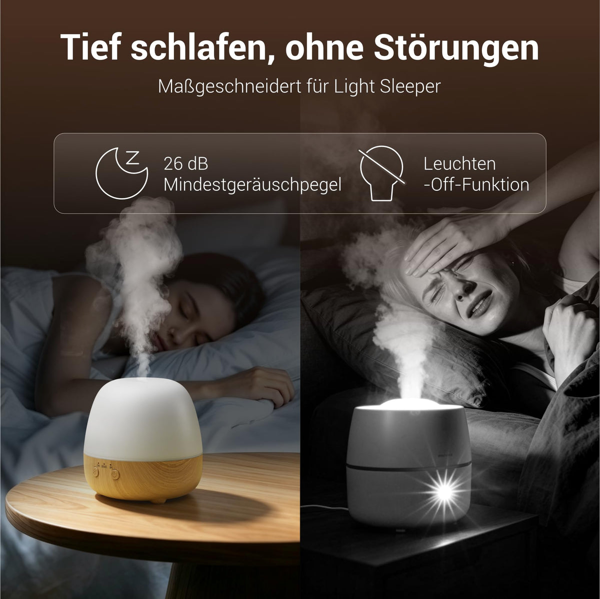 Kabelloser Aroma Diffuser mit Akku – 150 ml