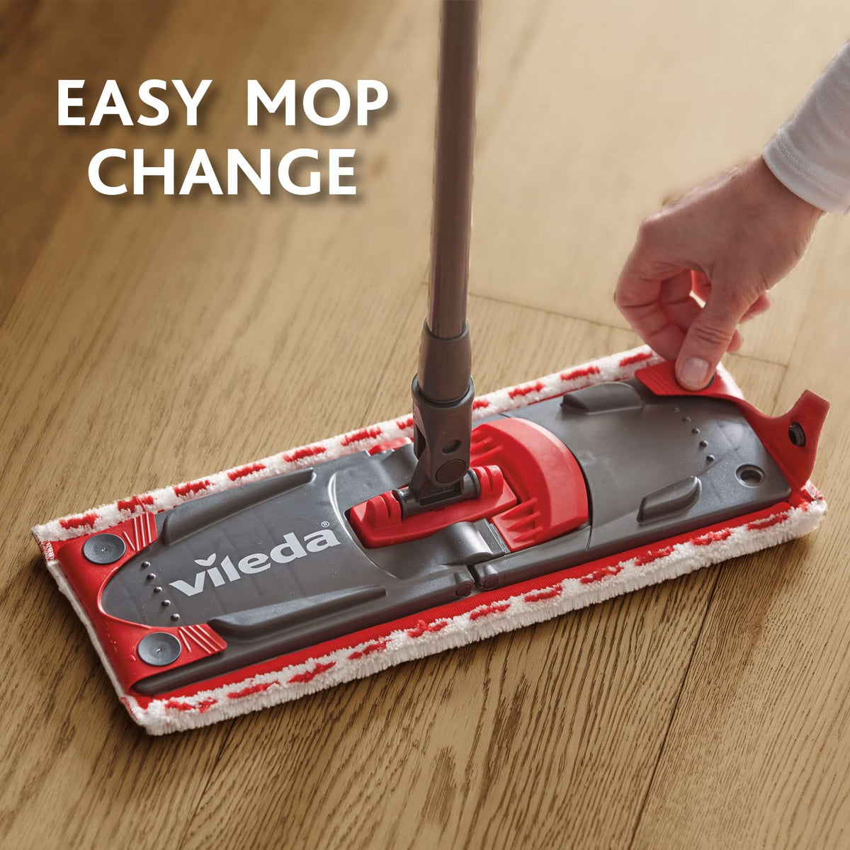 Vileda 2-in-1 Wischmopp Komplettset mit Eimer