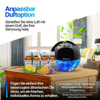 Airfresher mit Ionisator – Raumluftreiniger & Duftschale mit LED