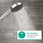 hansgrohe Pulsify Select S Handbrause – 3 Strahlarten, wassersparend