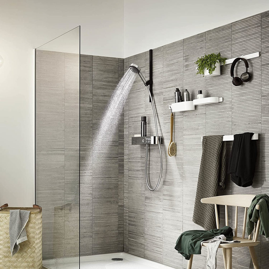 hansgrohe Pulsify Select S Handbrause – 3 Strahlarten, wassersparend