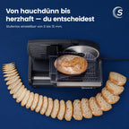 Sommertal Allesschneider AS190 – Wellen- & Glattschliff, 200 W