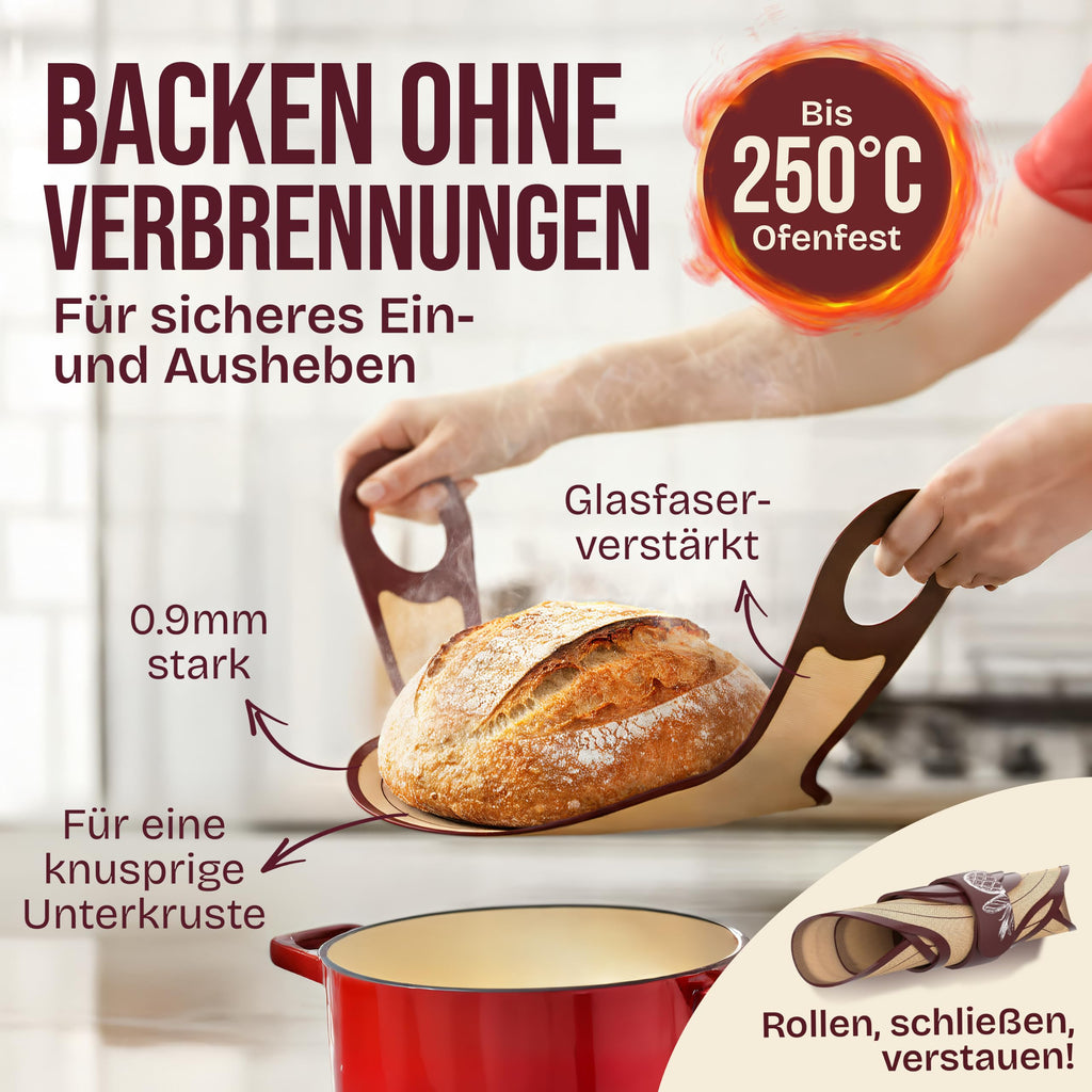 Sauerteig Starter-Set mit Gärkorb – 14-teilig