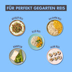 Reishunger Reiskocher & Dampfgarer – Keramik-Innentopf, 1,2 L