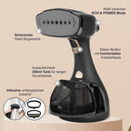 Lebenlang Steamer 1500 W – Dampfglätter mit 300-ml-Tank & Bügelhandschuh