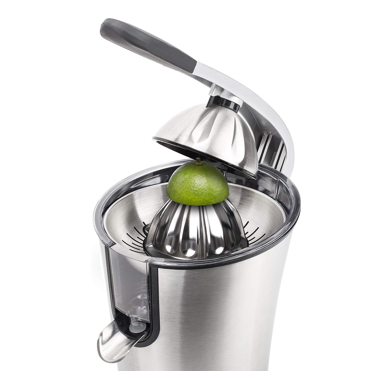 Princess Profi-Zitruspresse mit Hebel – Edelstahl, 300 W