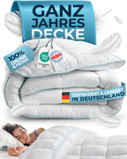 Glückstoff® Daunendecke – Federn & Daunen, Ganzjahresdecke