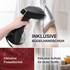 Lebenlang Steamer 1500 W – Dampfglätter mit 300-ml-Tank & Bügelhandschuh