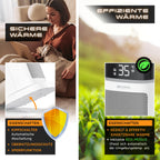 Brandson Keramik-Heizlüfter 2000 W – ECO-Modus, Oszillation, Fernbedienung