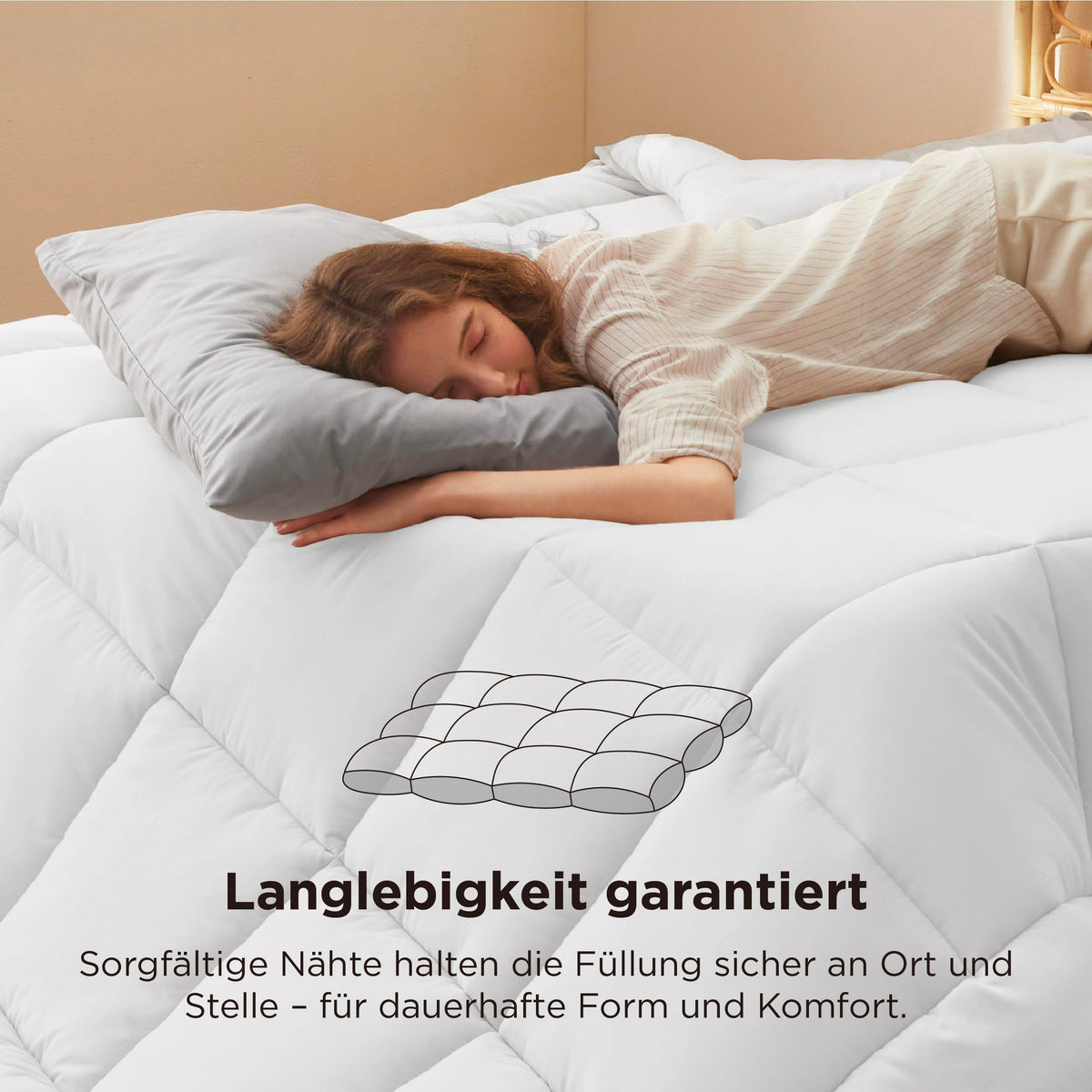 Bedsure Winter-Bettdecke 450 g/m² – extra warm, Oeko-Tex, waschbar