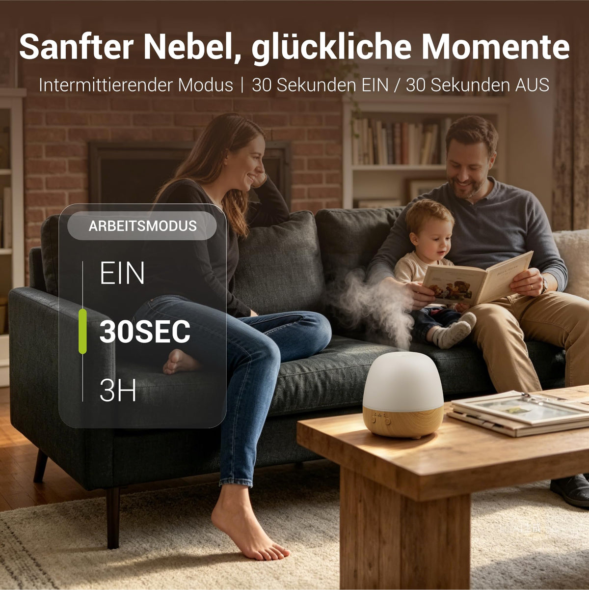 Kabelloser Aroma Diffuser mit Akku – 150 ml