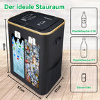 Pfandflaschen Sammelbehälter 170 L mit Deckel – 4 Fächer