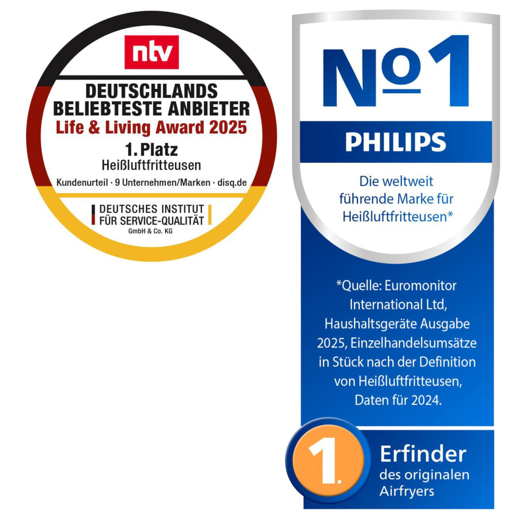 Philips Airfryer 2000 Serie – Heißluftfritteuse 4,2 L