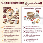Sauerteig Starter-Set mit Gärkorb – 14-teilig