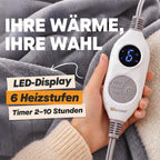 Heizdecke mit Abschaltautomatik – 6 Wärmestufen, LED-Display
