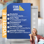 Ausziehbarer Wäscheständer – 20 m Trockenfläche, Made in Europe