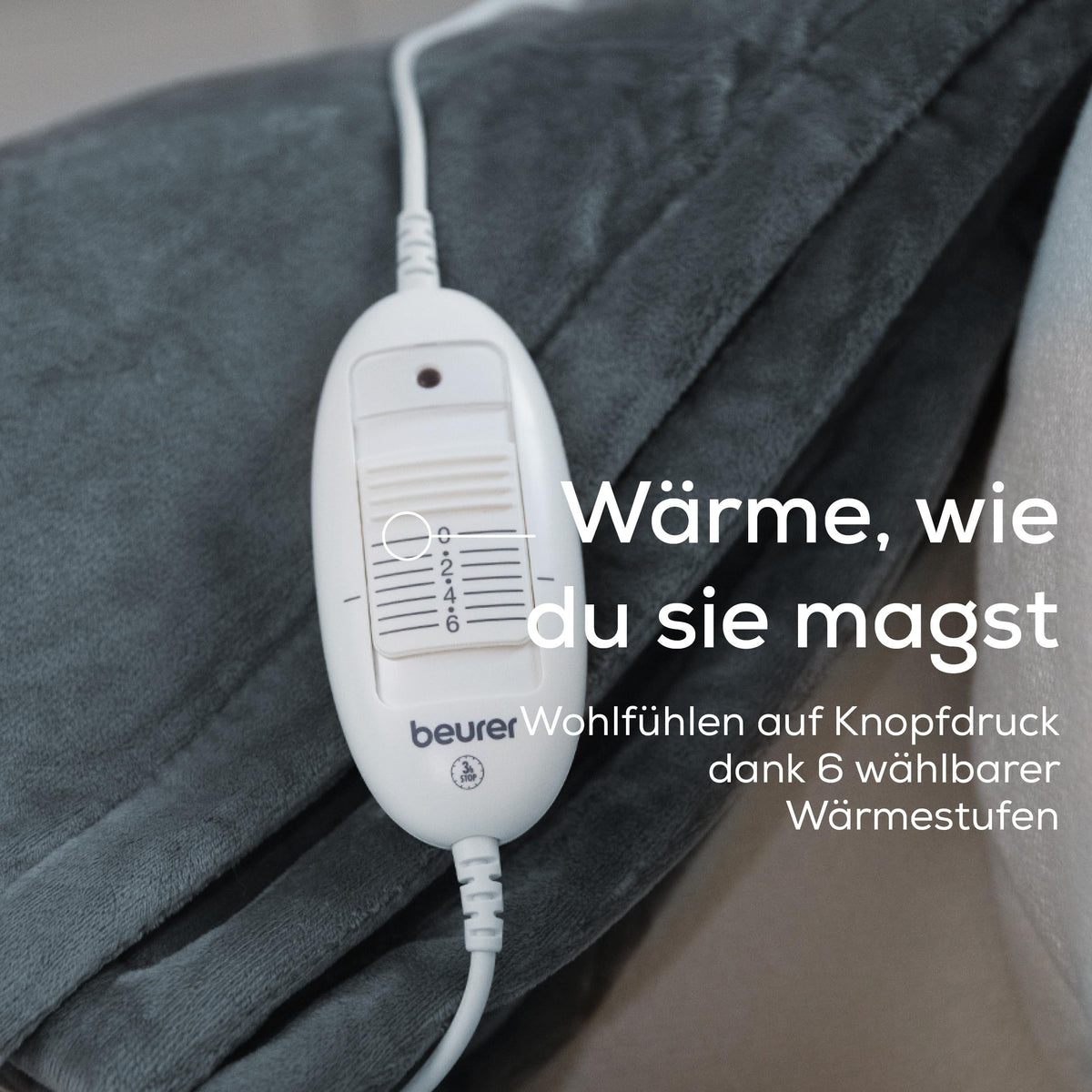 Beurer HD 75 Heizdecke – kuschelweich, 180 x 130 cm