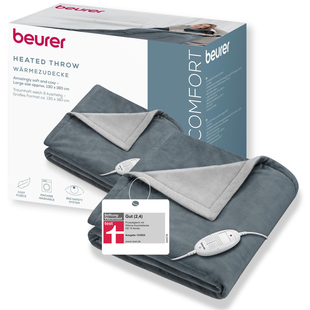 Beurer HD 75 Heizdecke – kuschelweich, 180 x 130 cm