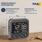 TFA Dostmann Bingo 2.0 Funkwecker – digital, mit Temperaturanzeige