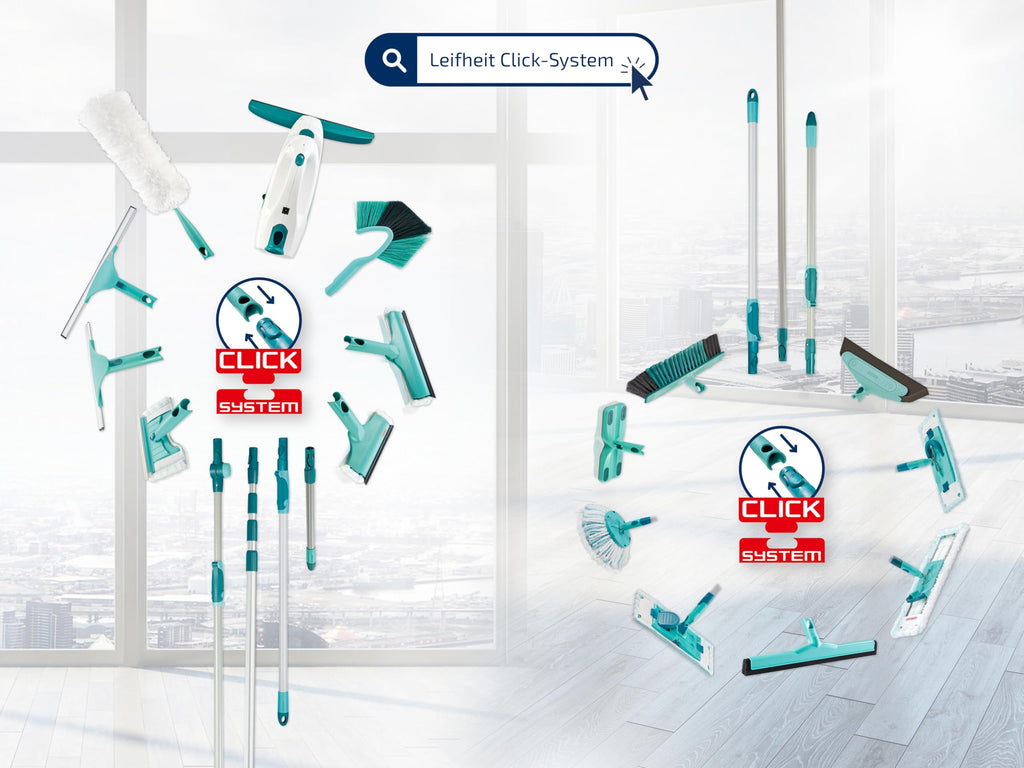 Leifheit Dry & Clean Fenstersauger – Komplettset