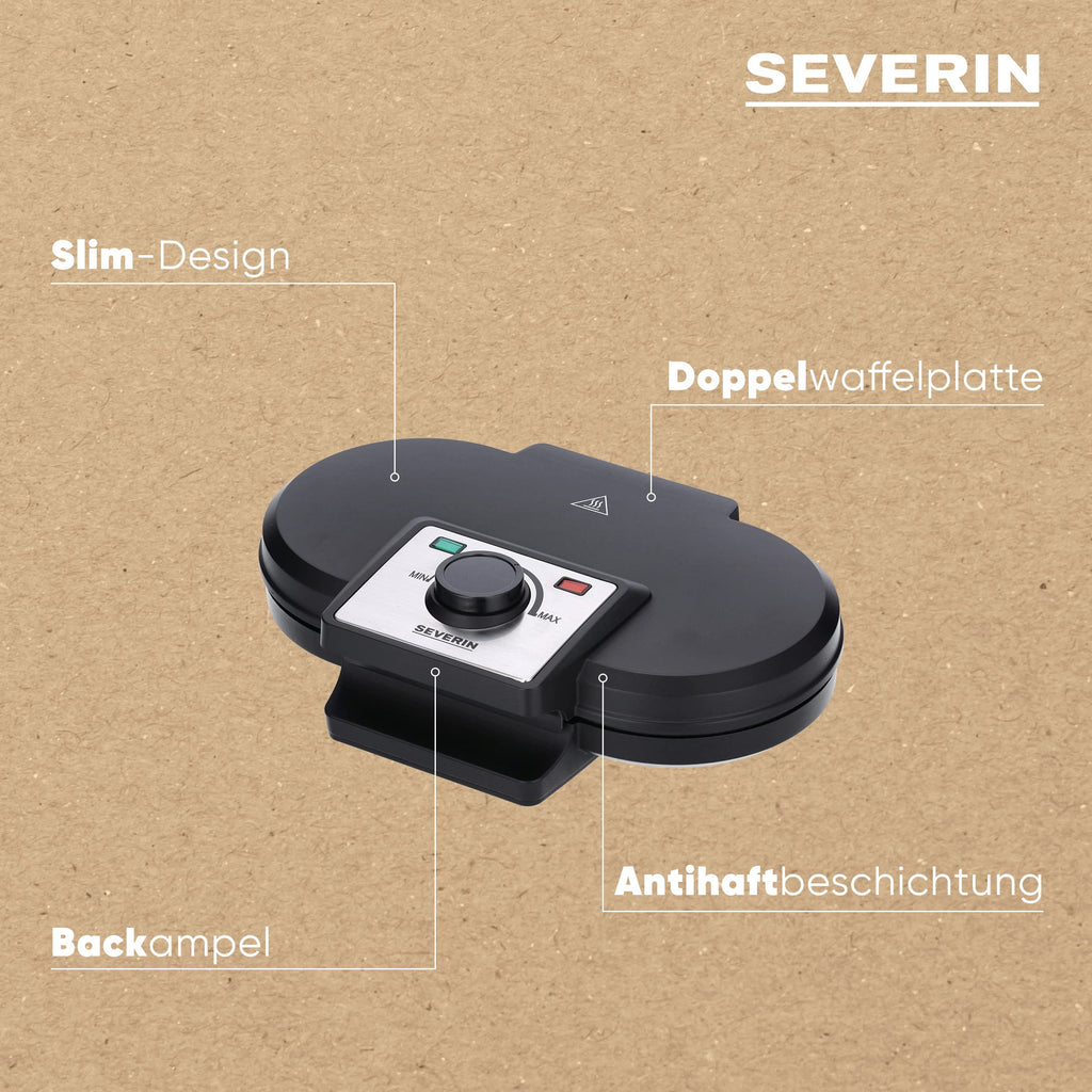 Severin Waffeleisen – Doppel-, Belgisches & Einzel-Waffeleisen