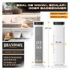 Brandson Keramik-Heizlüfter 2000 W – ECO-Modus, Oszillation, Fernbedienung