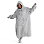 Bedsure Hoodie-Decke mit Ärmeln – Sherpa-Futter, tragbare Kuscheldecke