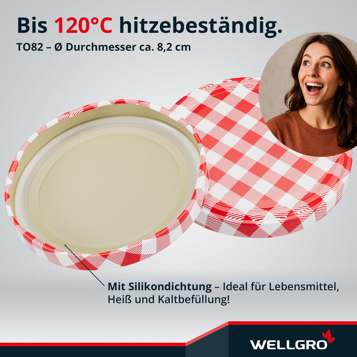 Einmachgläser 230 ml mit Schraubdeckel – 50 Stück, Made in Germany