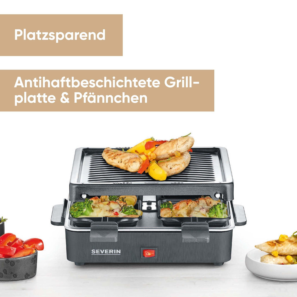 Severin Mini-Raclette für 4 Personen