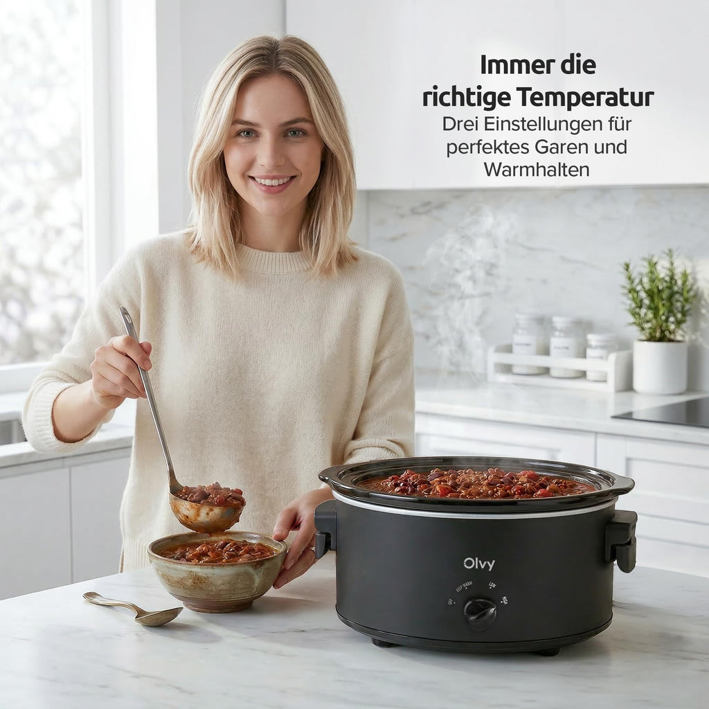 Slow Cooker 6 L für die ganze Familie