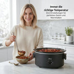 Slow Cooker 6 L für die ganze Familie