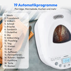 MEDION Brotbackautomat – 19 Programme, bis 1000 g