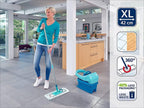 Leifheit Bodenwischer Profi XL – 42 cm Wischbreite, Fuß-Klick-System