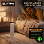 Brandson Keramik-Heizlüfter 2000 W – ECO-Modus, Oszillation, Fernbedienung